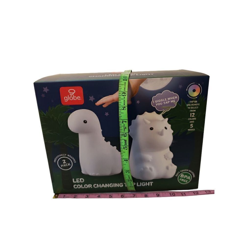 2 Pack Dinosaur Interactive Night Light - Picture 8 of 8